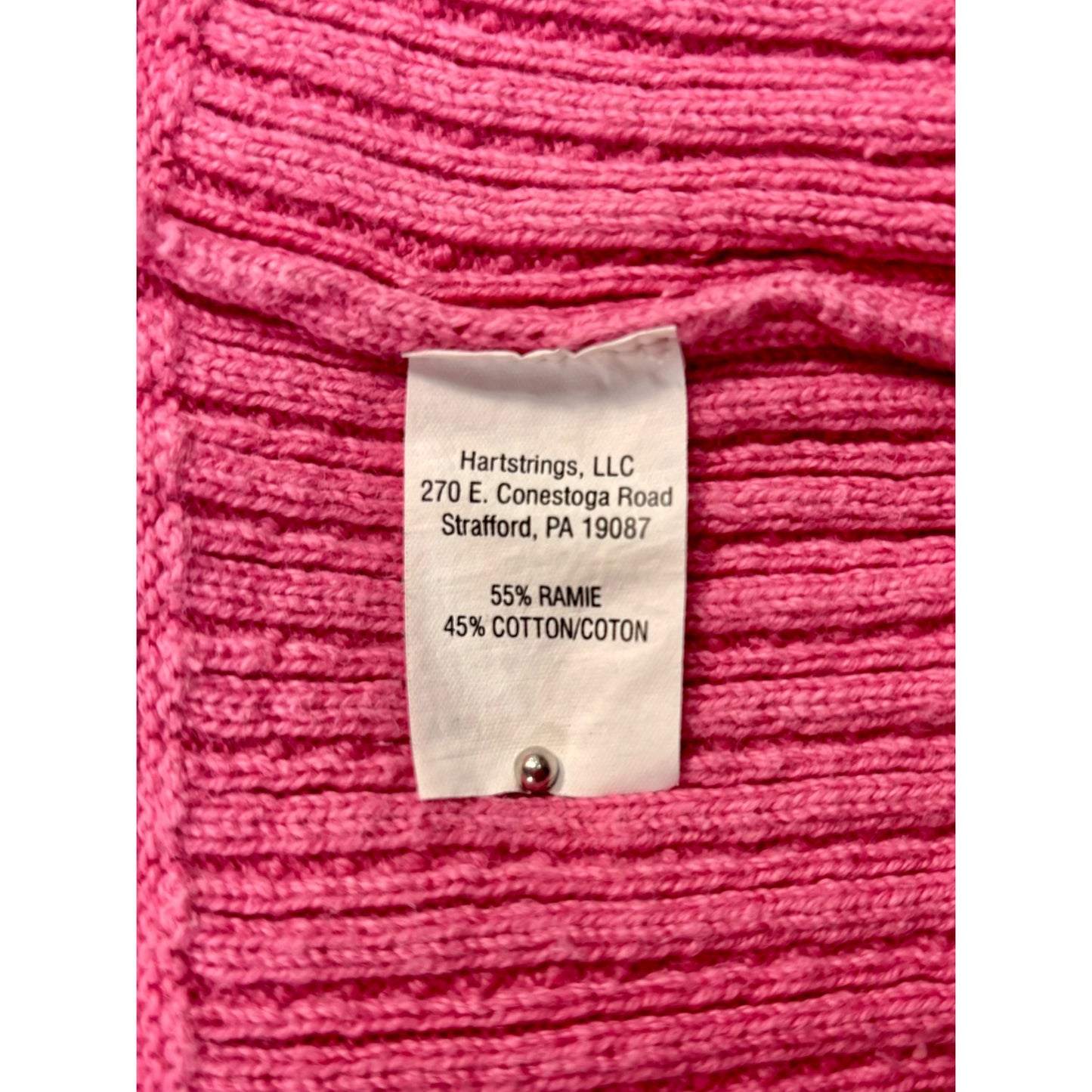 Girls Pink K.C Parker Knitted Zip Up