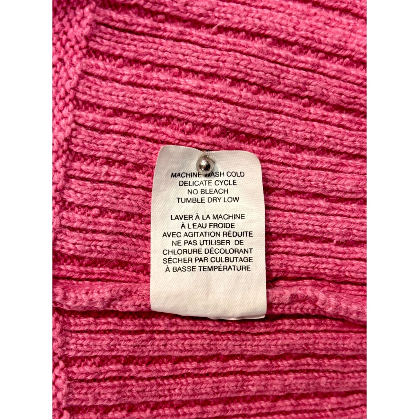 Girls Pink K.C Parker Knitted Zip Up