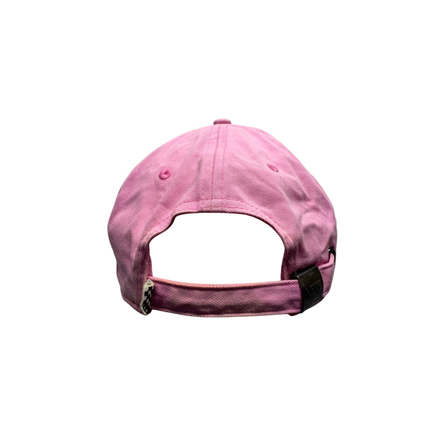 Vans Pink Cotton Baseball Cap Adjustable Strap "Off The Wall" Logo #9744