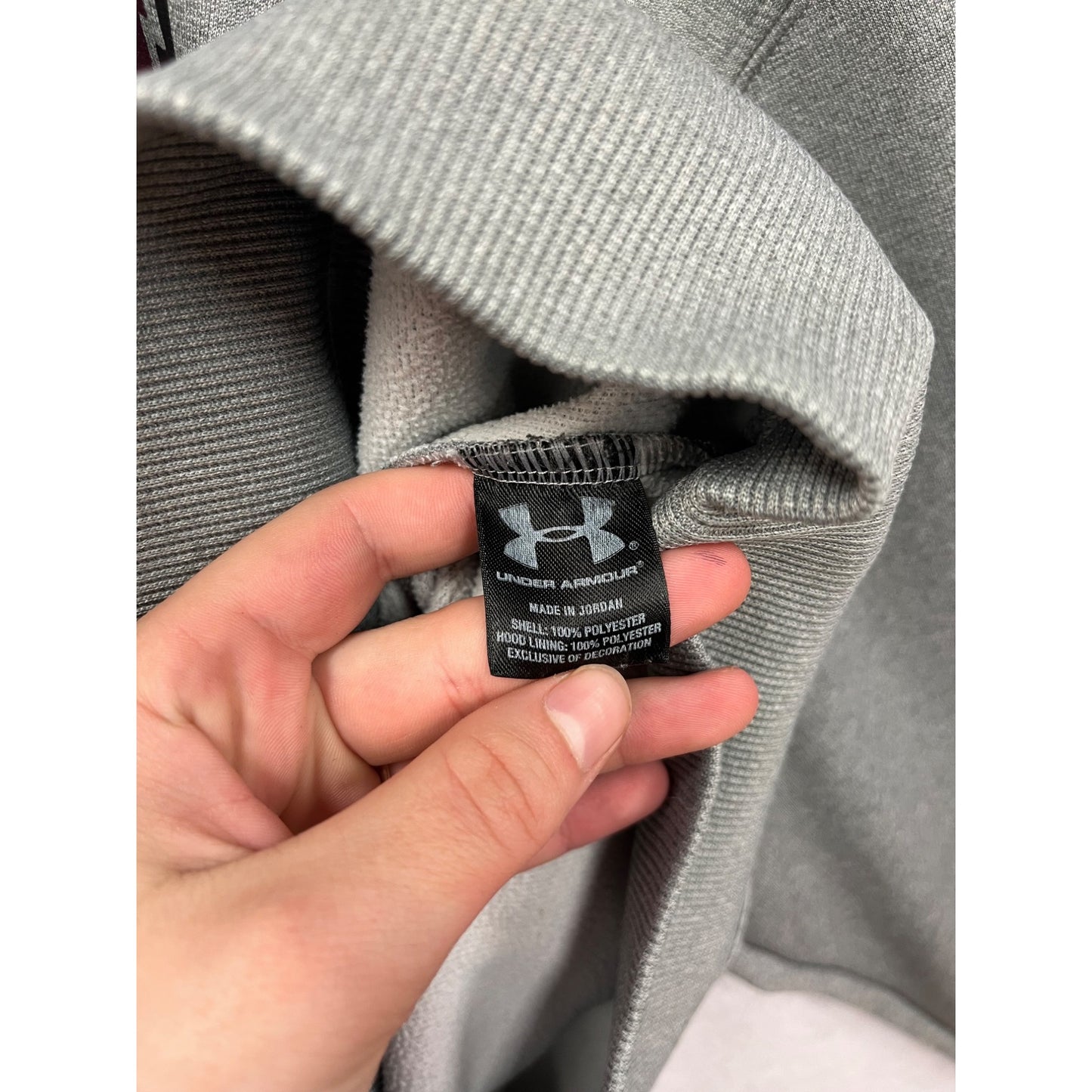 Under Armour Gray Waterloo West Wahawk Football Mens Hoodie M #8118