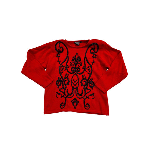 Vintage I. B. Diffusion Red Sweater #2625