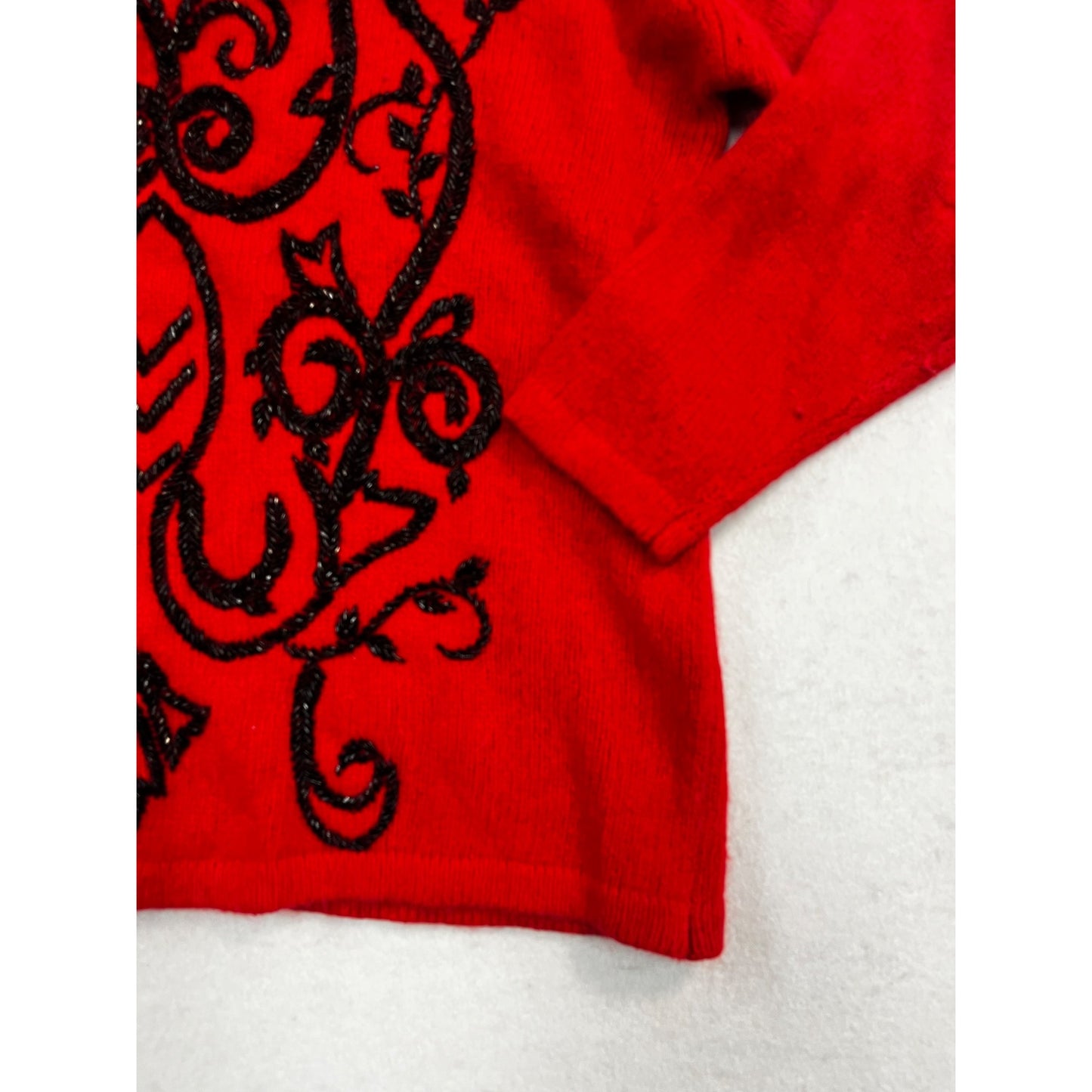 Vintage I. B. Diffusion Red Sweater #2625
