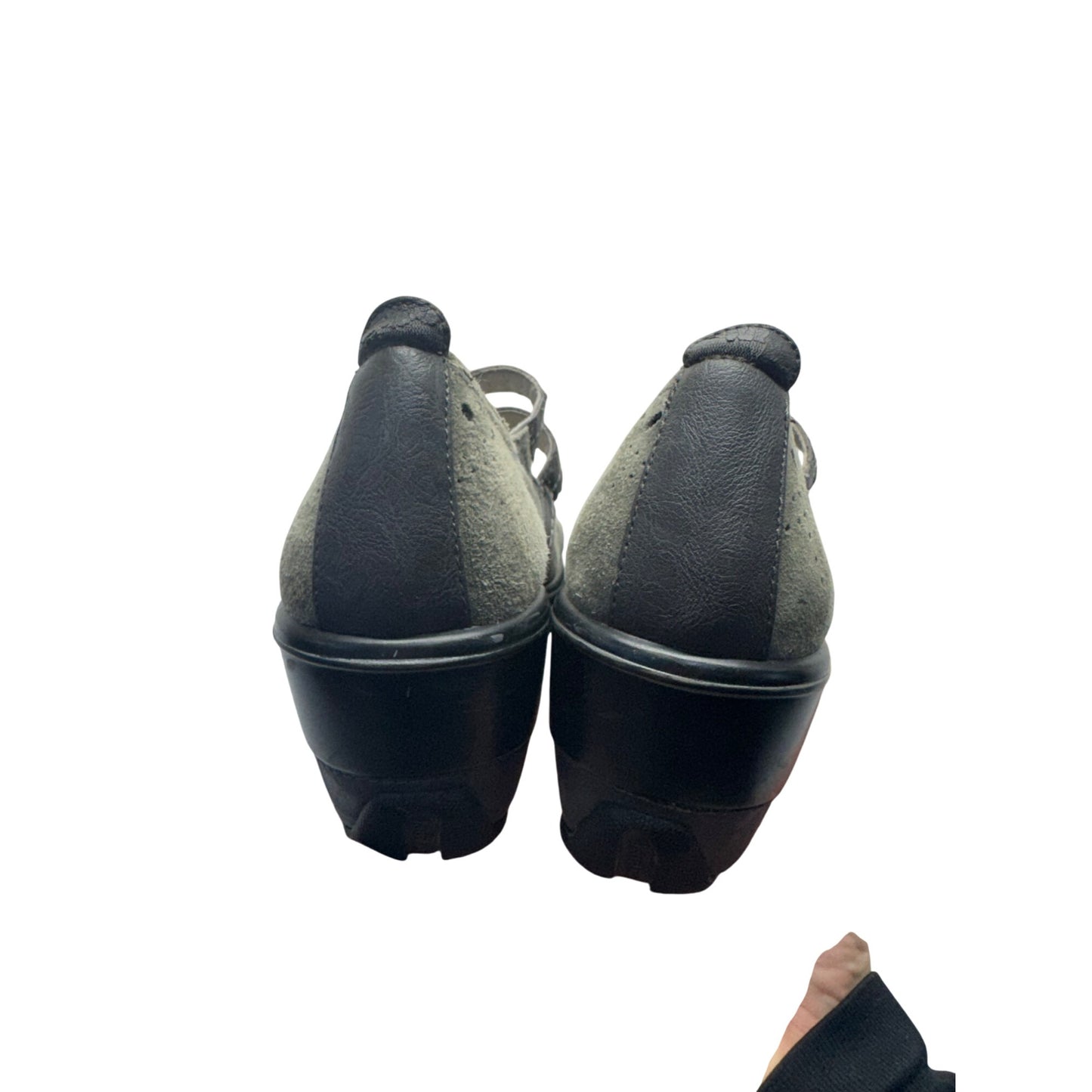 Dansko Green & Brown Mary Jane Shoes With Adjustable Straps #9471