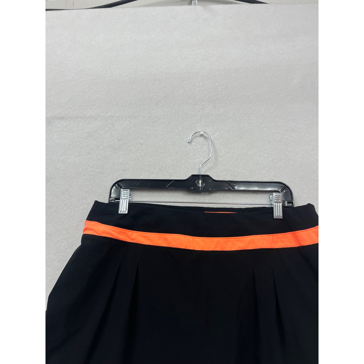 Adidas ClimaLite Black Skirt With Orange Trim #183A