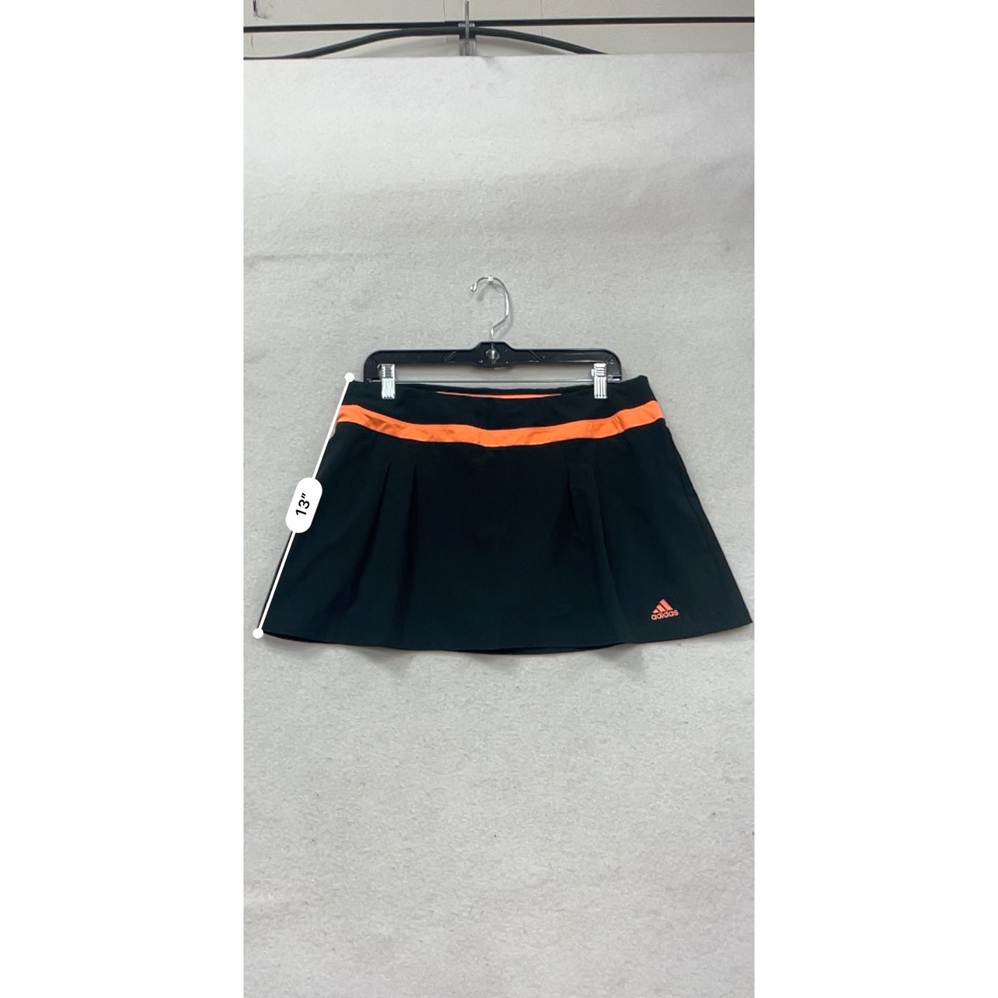 Adidas ClimaLite Black Skirt With Orange Trim #183A
