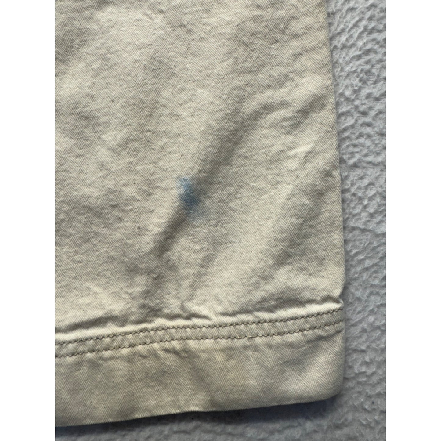 Free People Cream Wide-Leg Pants Size 4 100% Cotton #9040