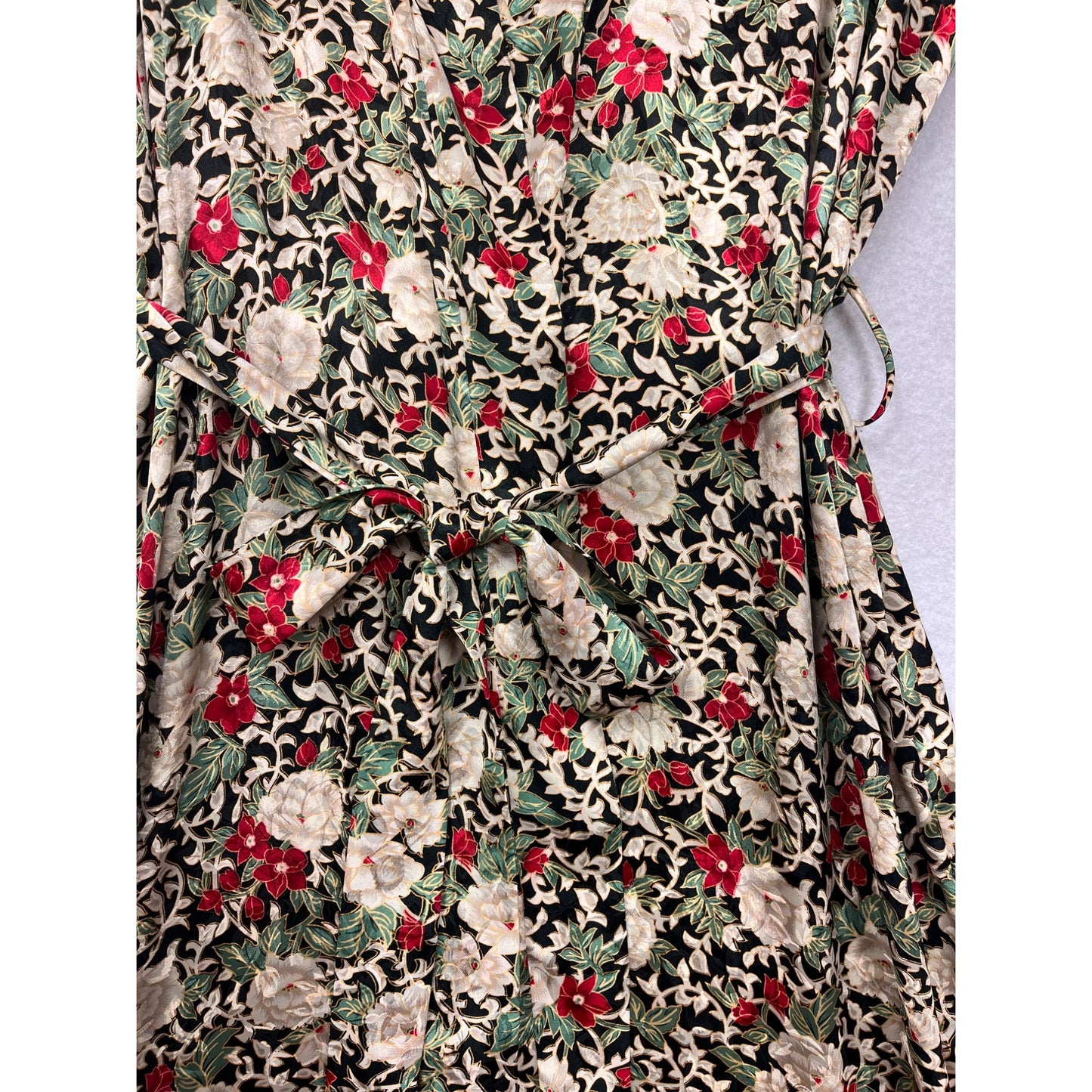 Women’s Vintage 80s Floral Robe #2829