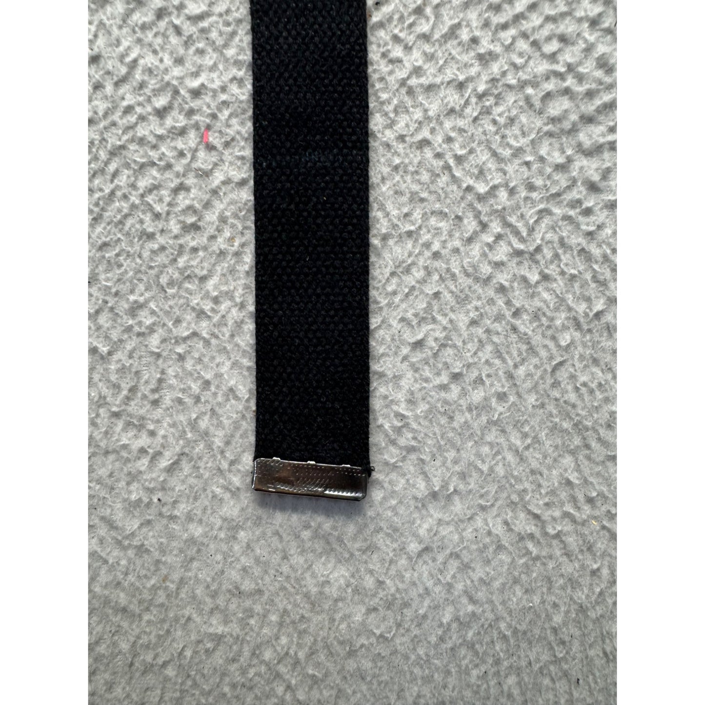 Dickies Black Canvas Belt With Silver Buckle #9897