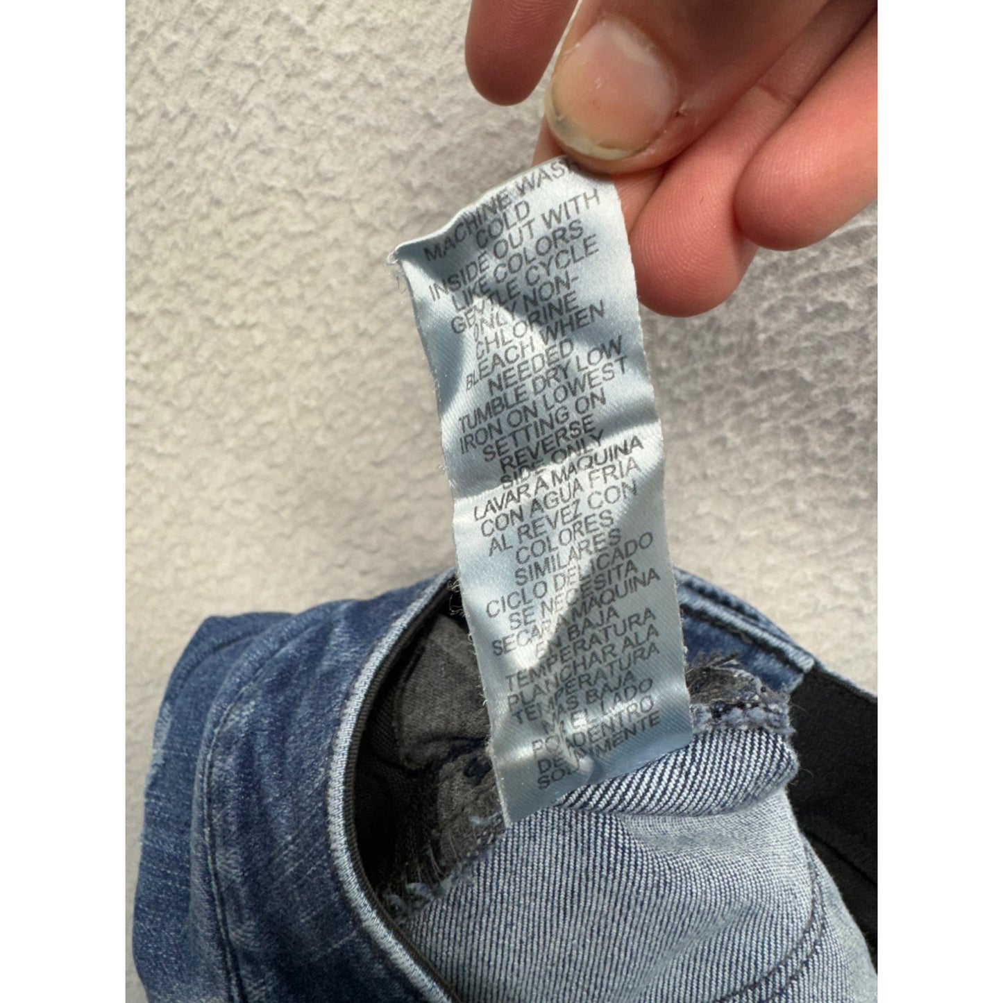 Democracy Ab Solution Distressed Straight-Leg Jeans S 2 #9097