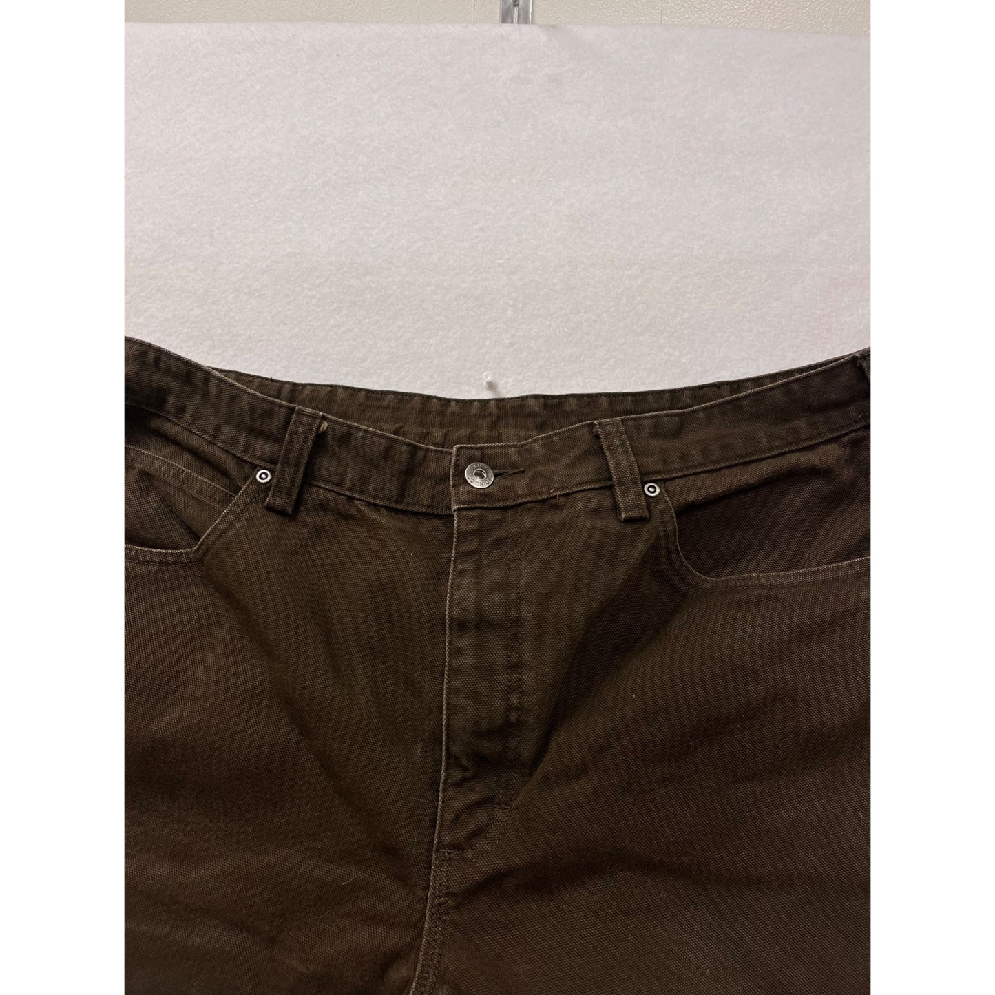 Mens Duluth Trading Co Brown Cotton Straight-Leg Pants 40x32 #6605