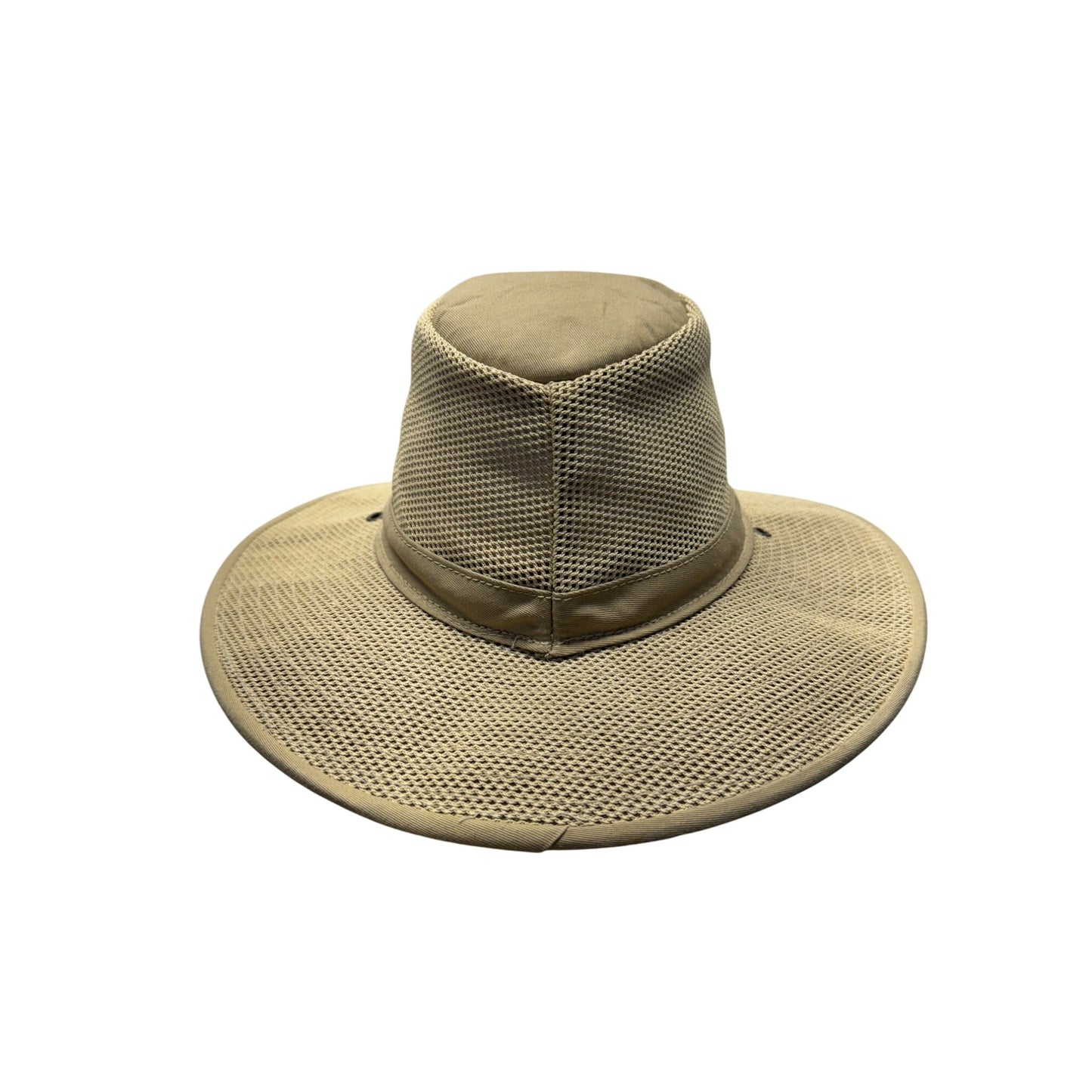 Mesh Safari Sun Hat Wide Brim Breathable Design Large Henschel Hat Co Beige #98B