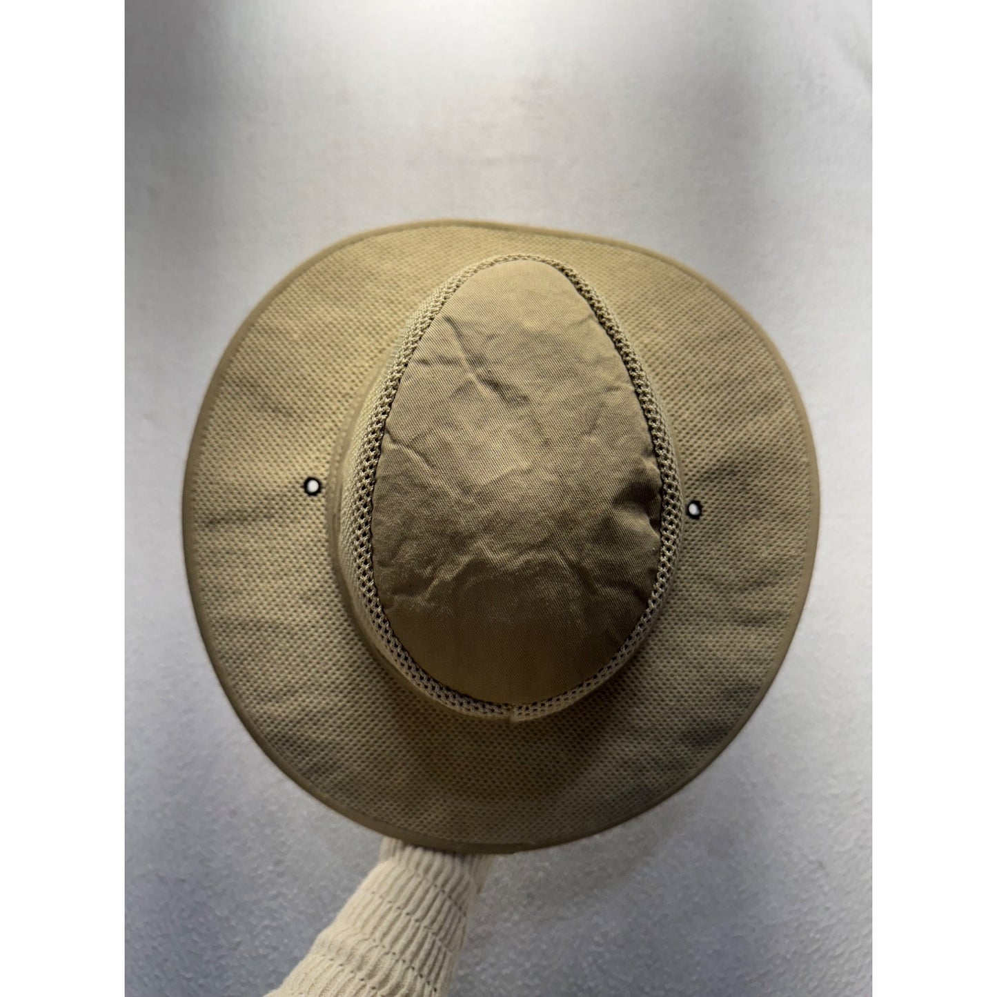 Mesh Safari Sun Hat Wide Brim Breathable Design Large Henschel Hat Co Beige #98B