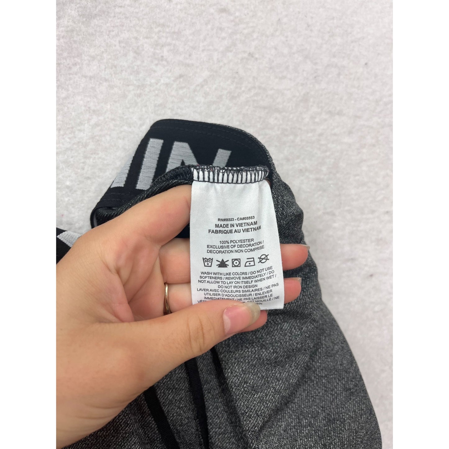 Nike Dri-FIT Gray Athletic Joggers Size L #345A