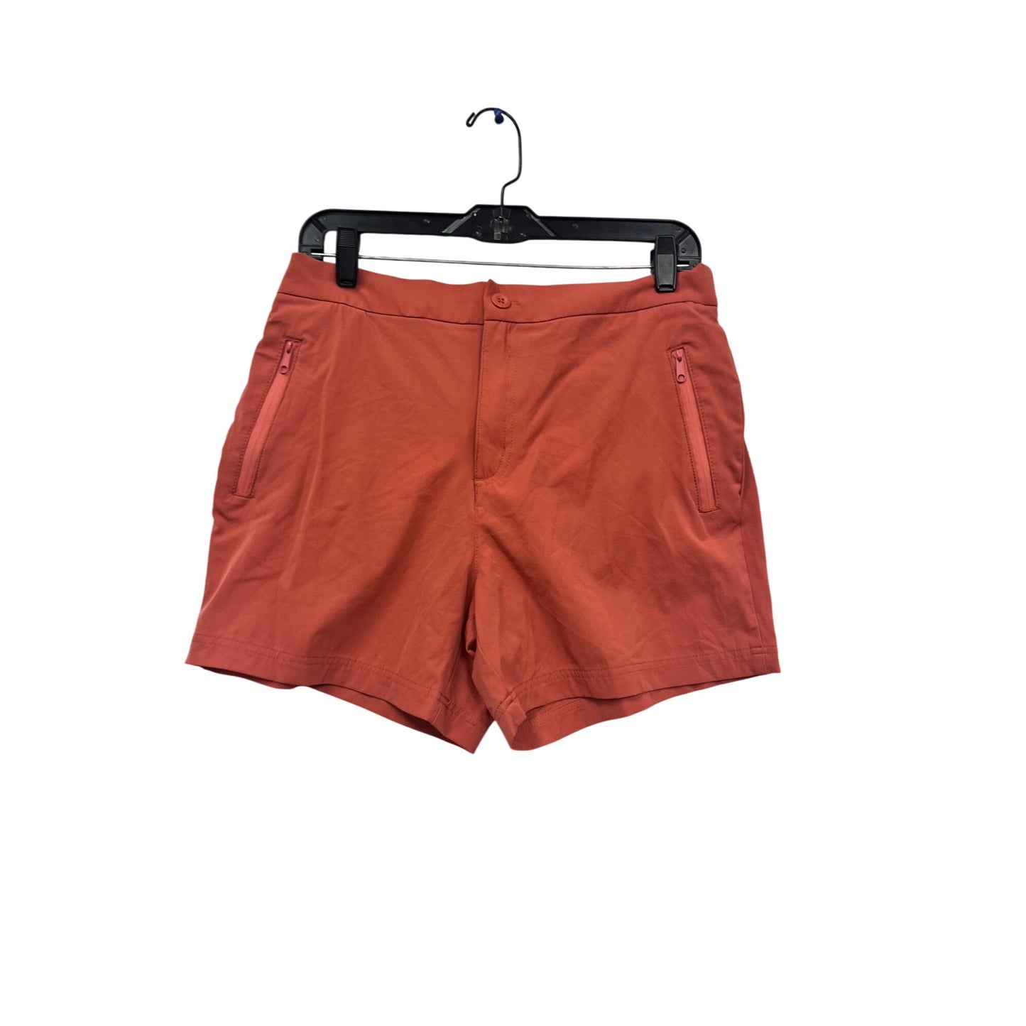 Aspen Rust Orange Nylon & Spandex Shorts L #845A