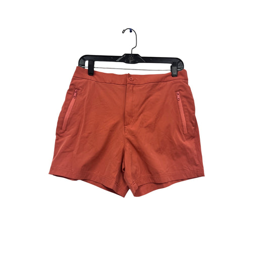Aspen Rust Orange Nylon & Spandex Shorts L #845A