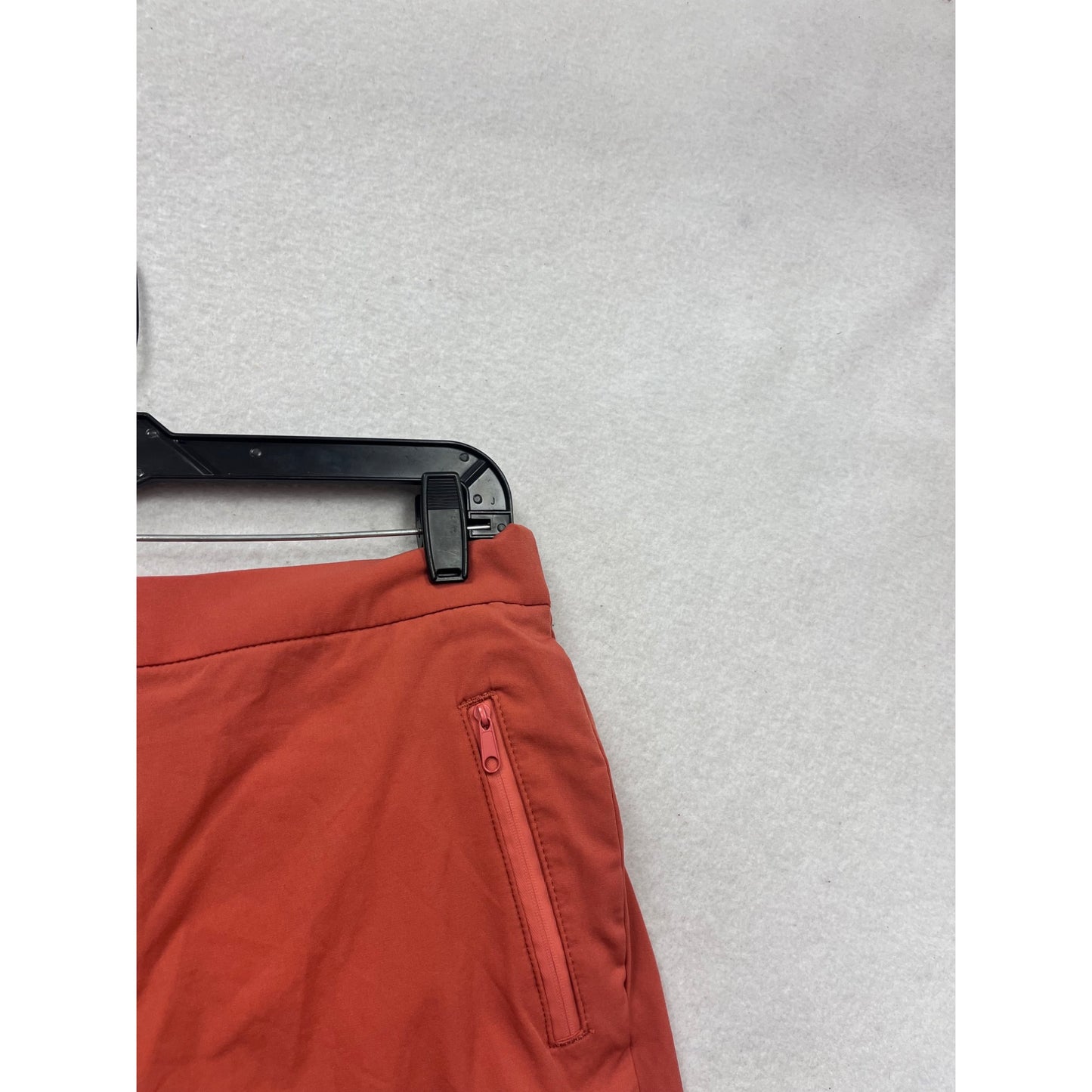 Aspen Rust Orange Nylon & Spandex Shorts L #845A