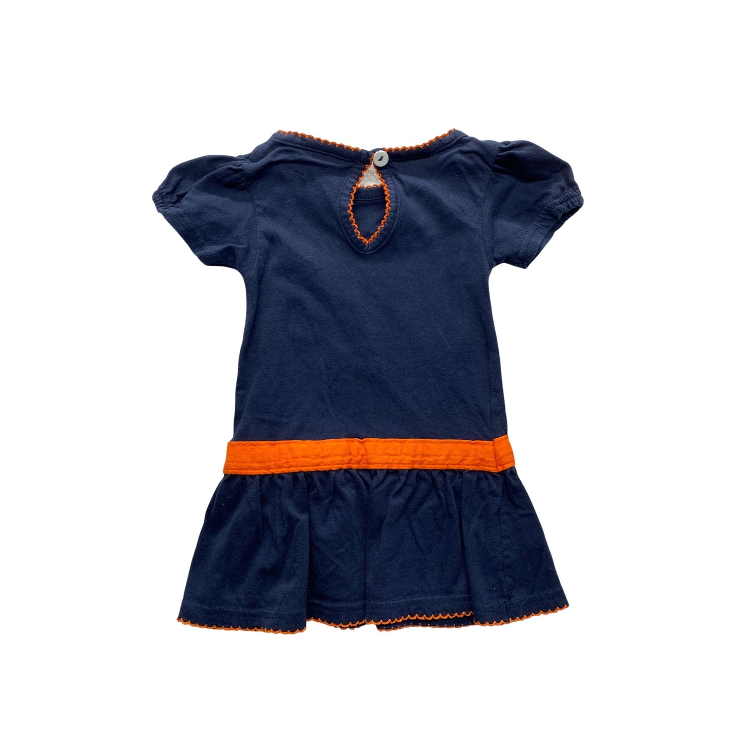 Chicago Bears Baby Girl Navy & Orange Dress 12M NFL #7316