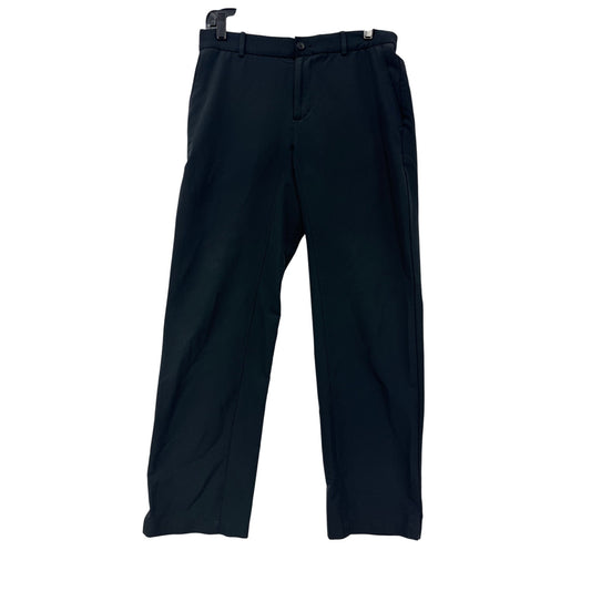 Nike Womens Black Athletic Pants M Polyester & Spandex Stretch Fit #6568