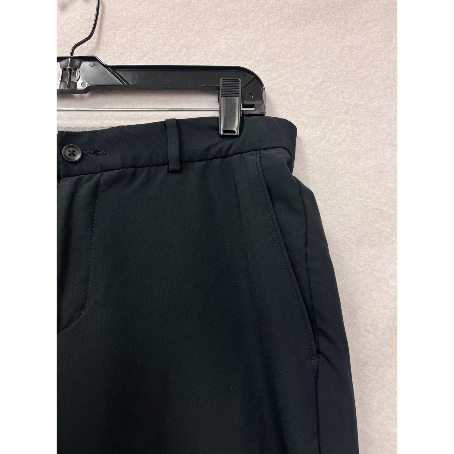 Nike Womens Black Athletic Pants M Polyester & Spandex Stretch Fit #6568