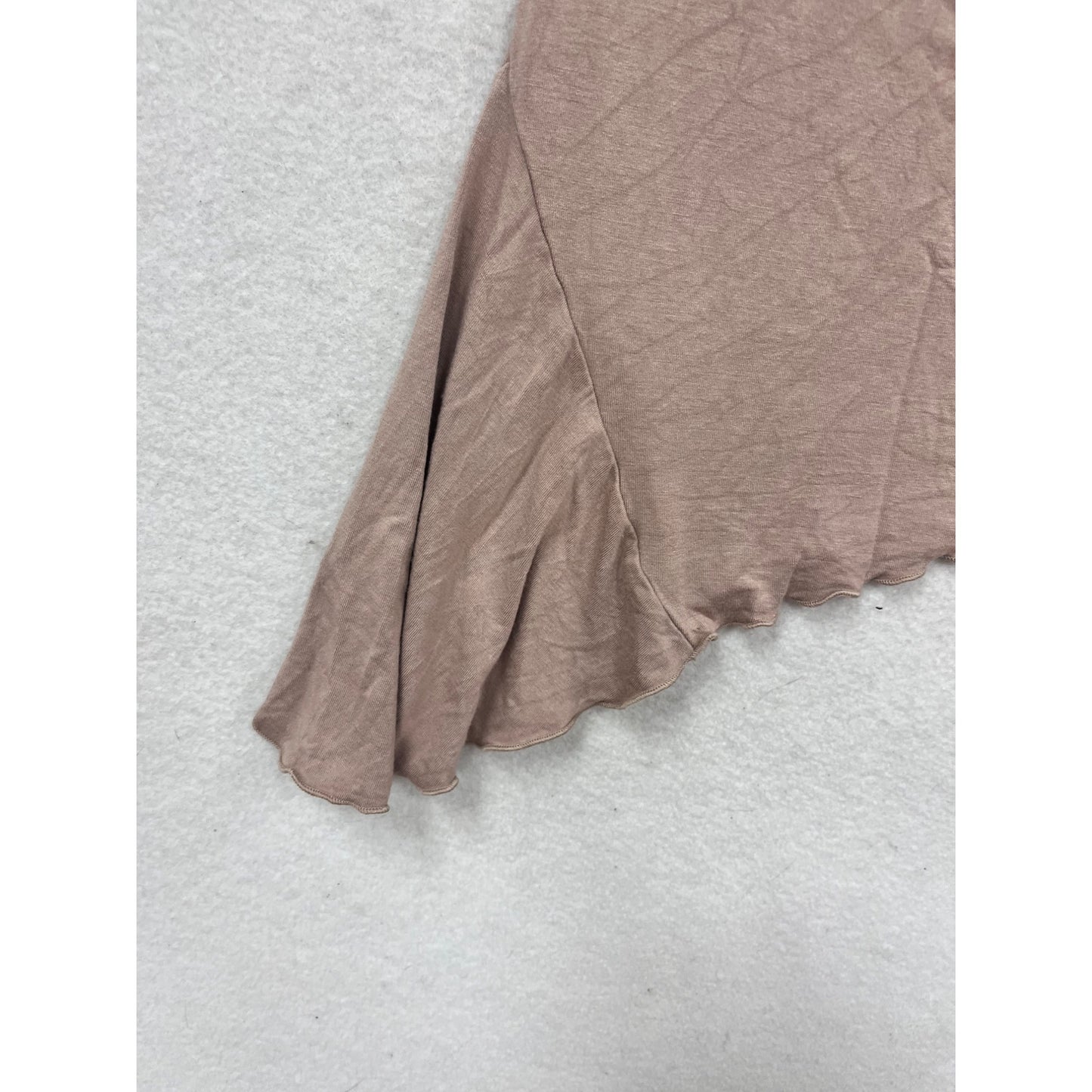 Silence + Noise Asymmetrical Drape Top S-P #351A