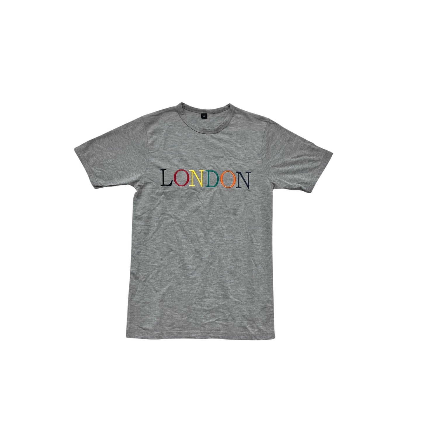 London Graphic Gray T-Shirt XS #697A