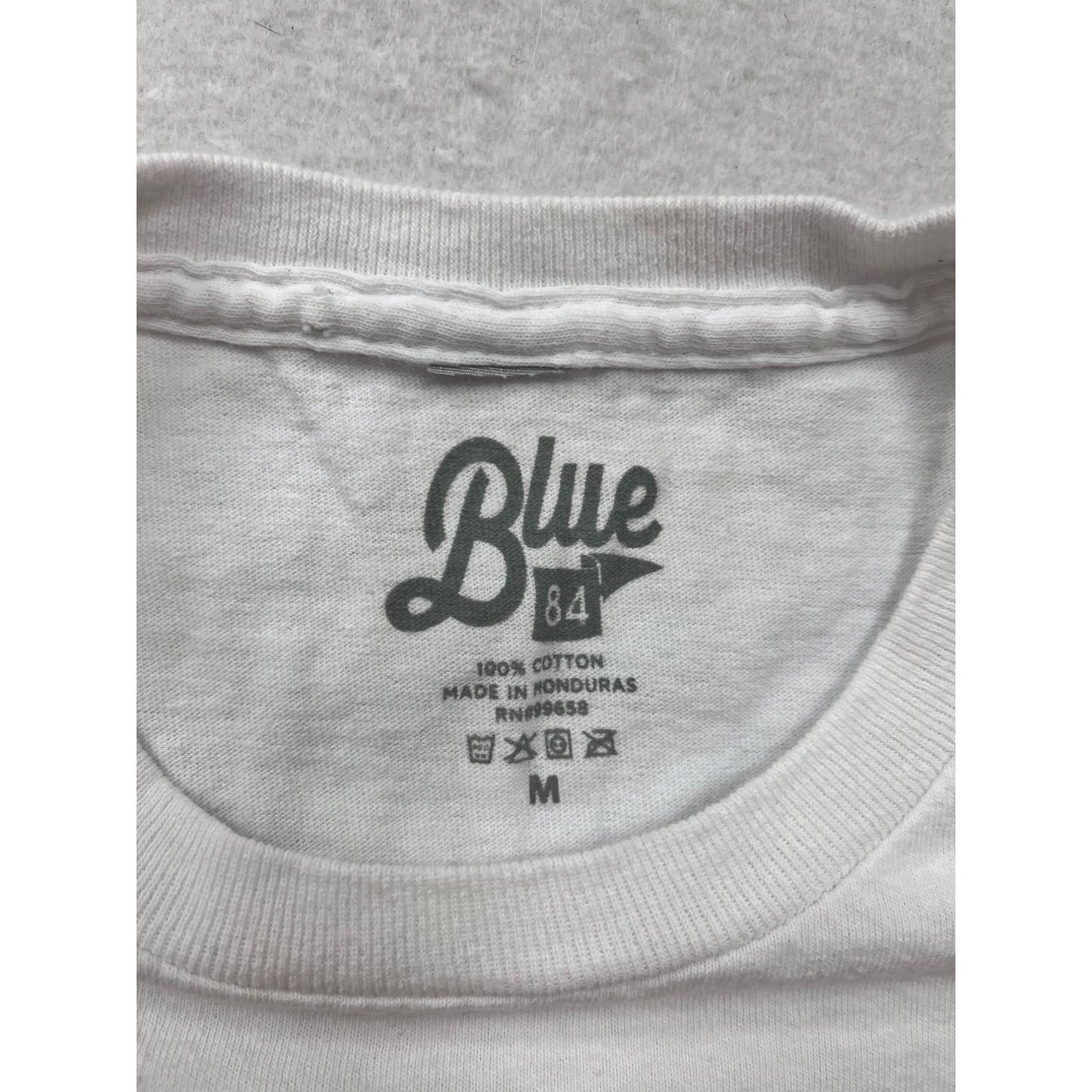 Coach Prime Colorado Buffaloes T-Shirt Blue 84 White Short Sleeve Cotton M #151A