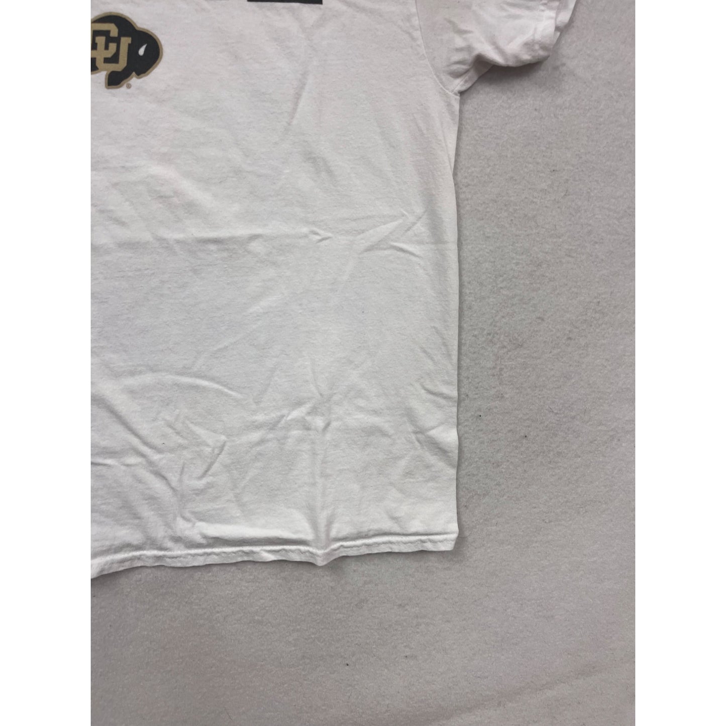 Coach Prime Colorado Buffaloes T-Shirt Blue 84 White Short Sleeve Cotton M #151A