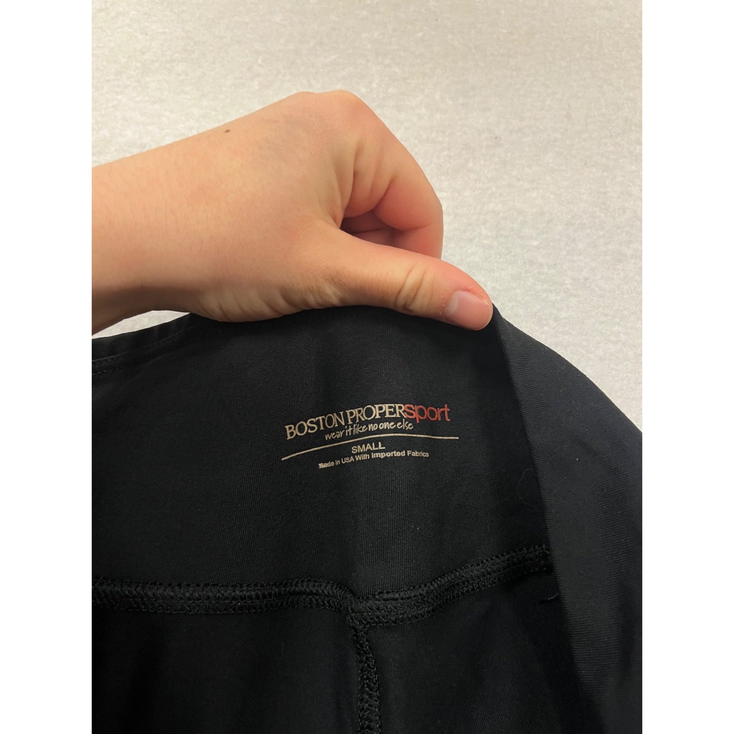 Boston Proper Sport Black Capri Pants Size S #125C