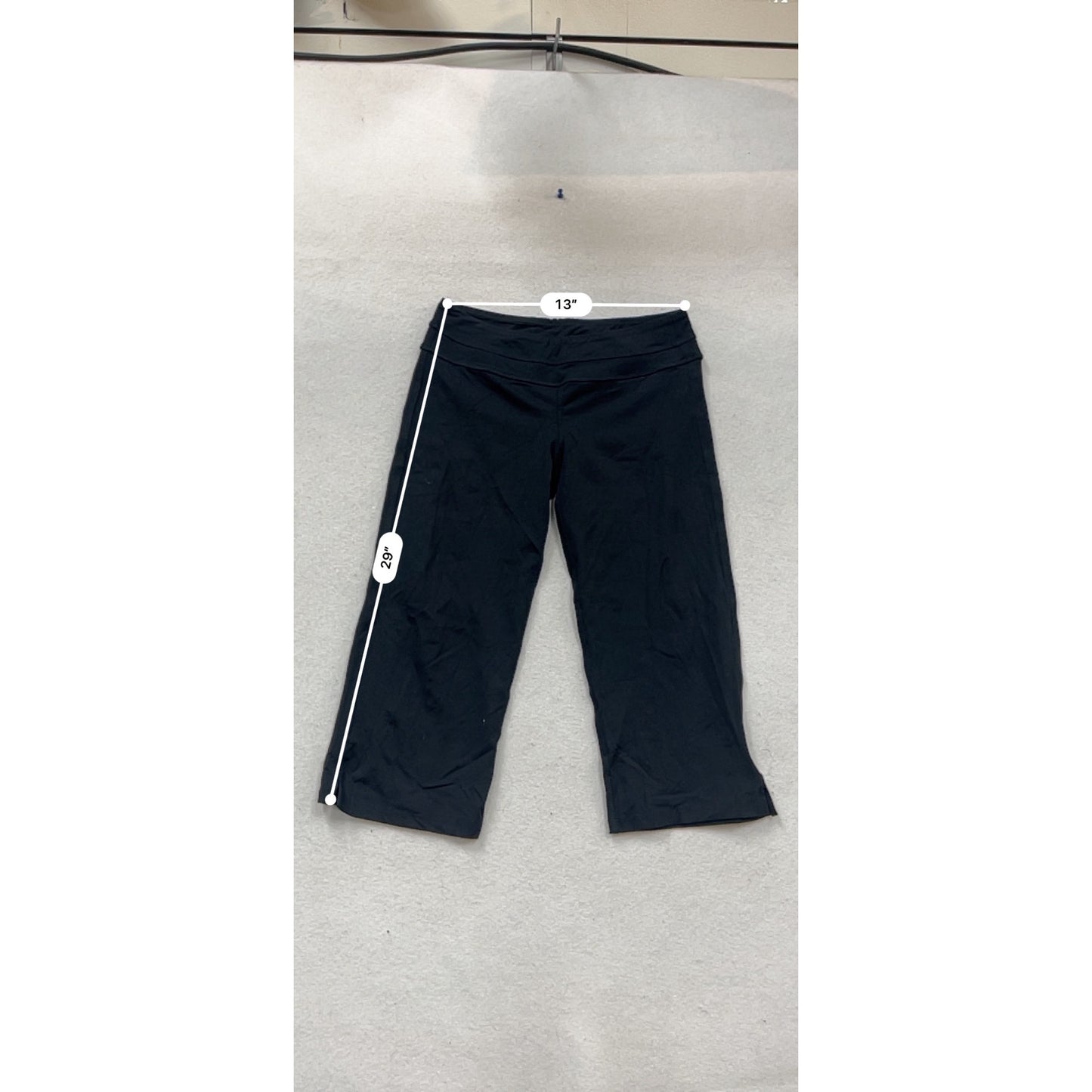 Boston Proper Sport Black Capri Pants Size S #125C