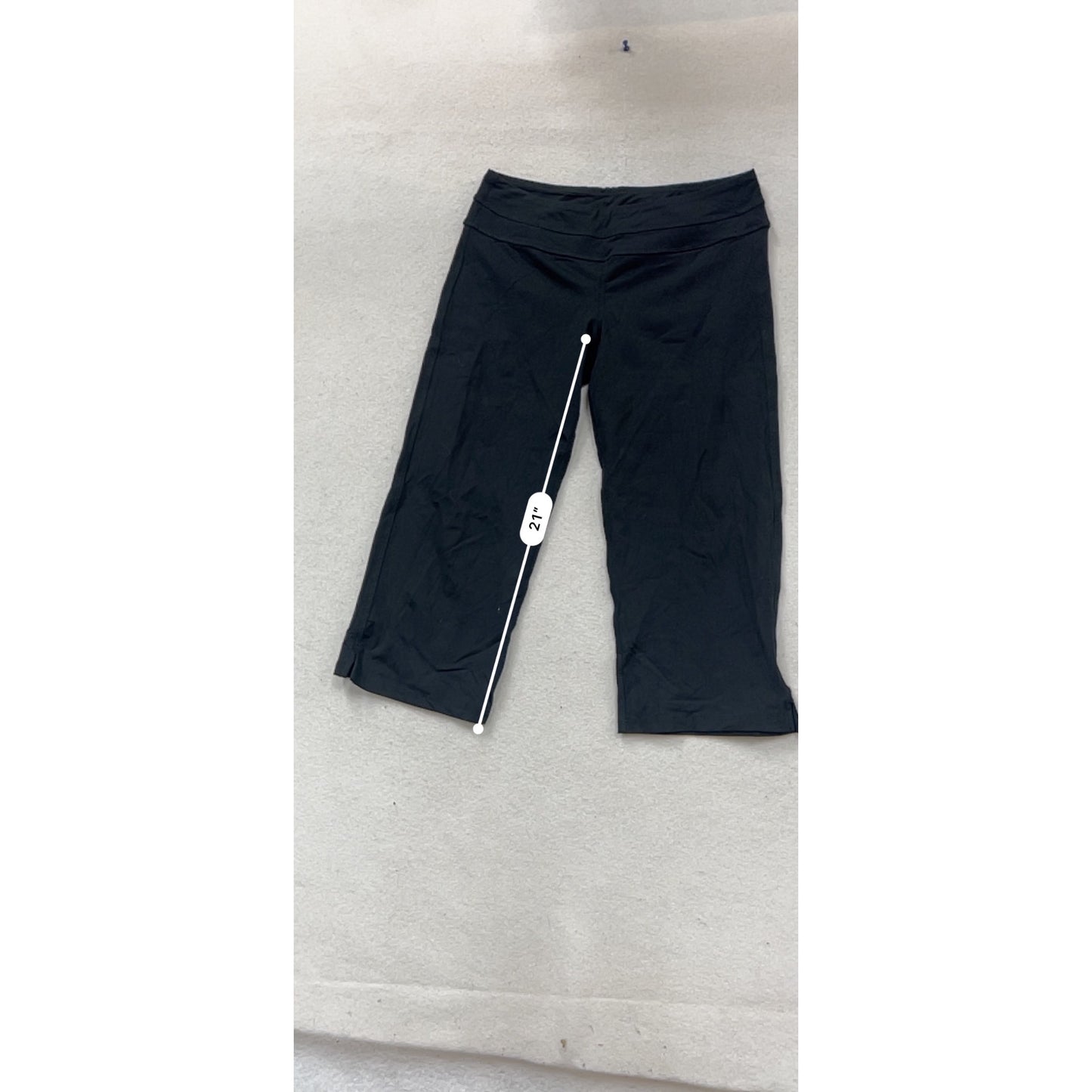 Boston Proper Sport Black Capri Pants Size S #125C