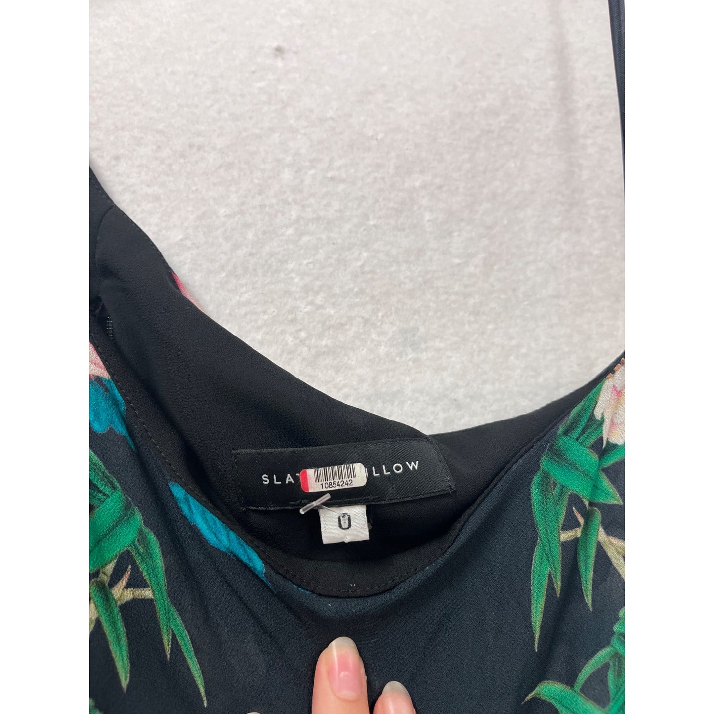 Slate & Willow One-Shoulder Floral Maxi Dress #338A