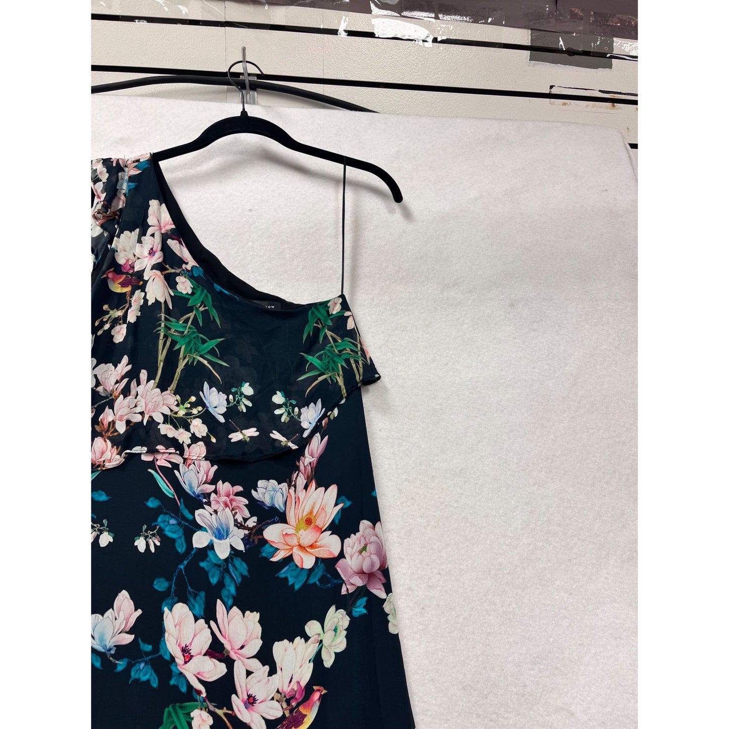 Slate & Willow One-Shoulder Floral Maxi Dress #338A