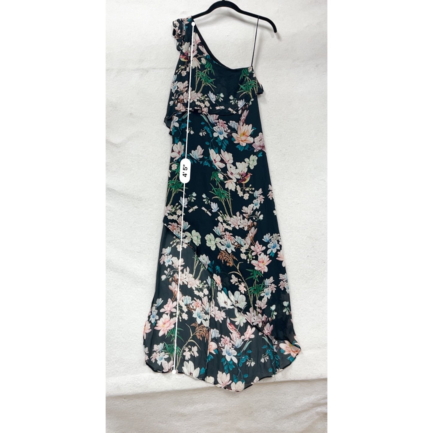 Slate & Willow One-Shoulder Floral Maxi Dress #338A