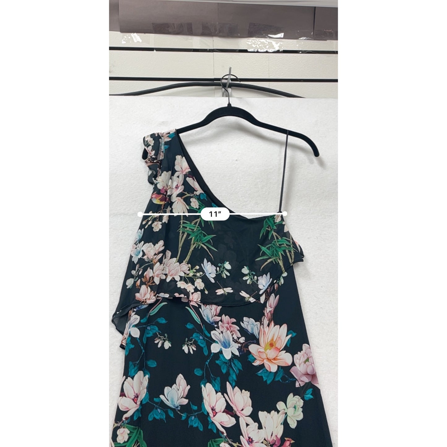 Slate & Willow One-Shoulder Floral Maxi Dress #338A