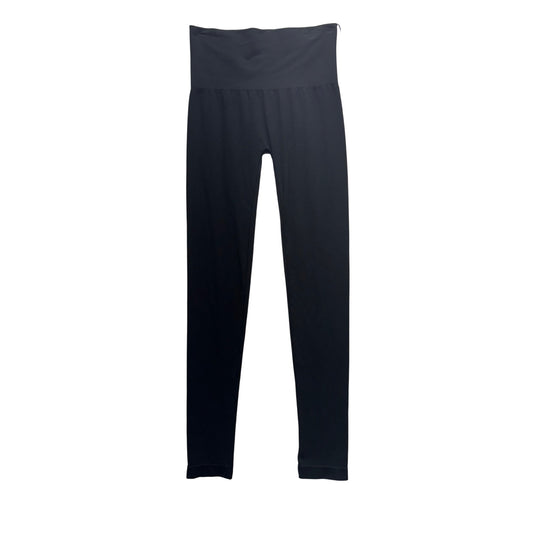 Elitarian High-Waist Black Stretch Leggings One Size #9910