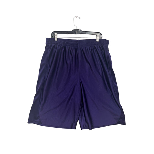Los Angeles Lakers NBA Purple Basketball Shorts Size L #8813