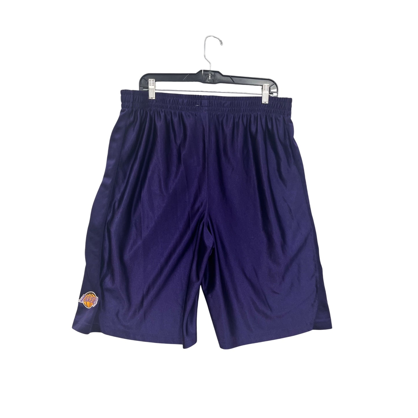 Los Angeles Lakers NBA Purple Basketball Shorts Size L #8813