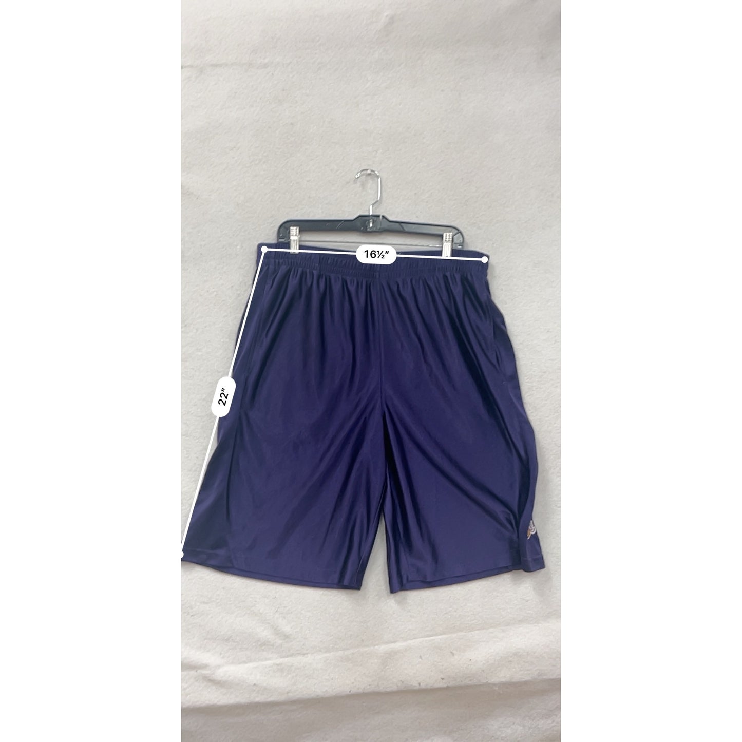Los Angeles Lakers NBA Purple Basketball Shorts Size L #8813