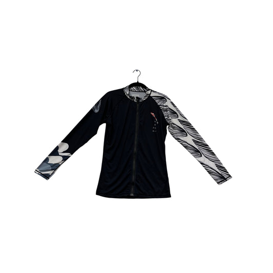 No-Nu-June Womens Long Sleeve Rash Guard Shirt UPF 50+ Jacket #722A