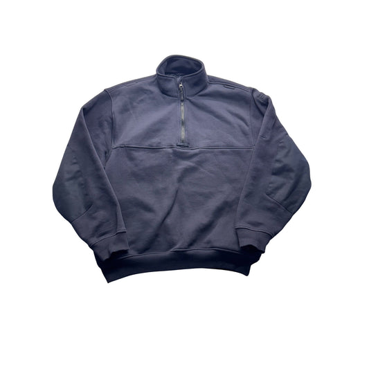 Elbeco Shield Navy Blue Tactical Quarter-Zip Pullover Sweatshirt #9056