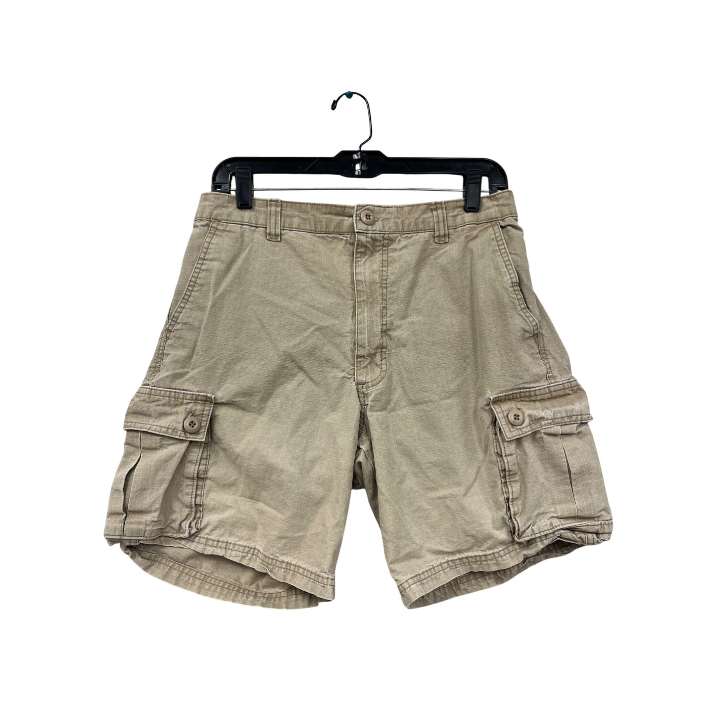 Nobs Mens Khaki Casual Cargo Shorts #6102