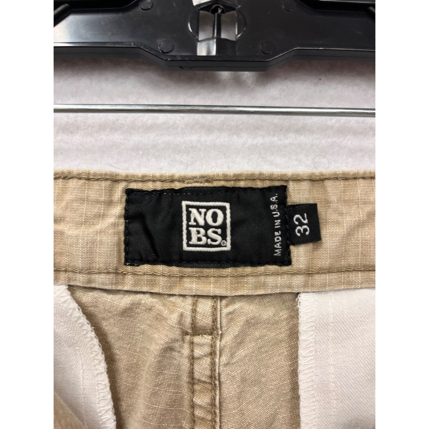 Nobs Mens Khaki Casual Cargo Shorts #6102