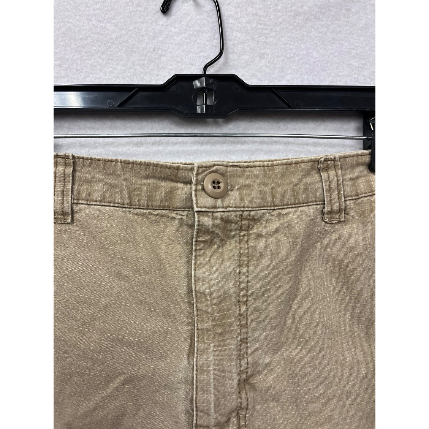 Nobs Mens Khaki Casual Cargo Shorts #6102