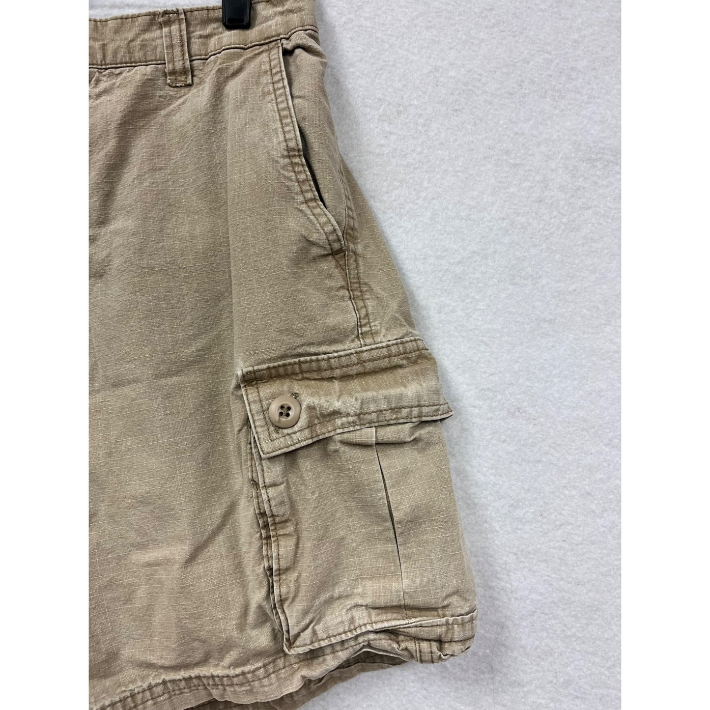 Nobs Mens Khaki Casual Cargo Shorts #6102