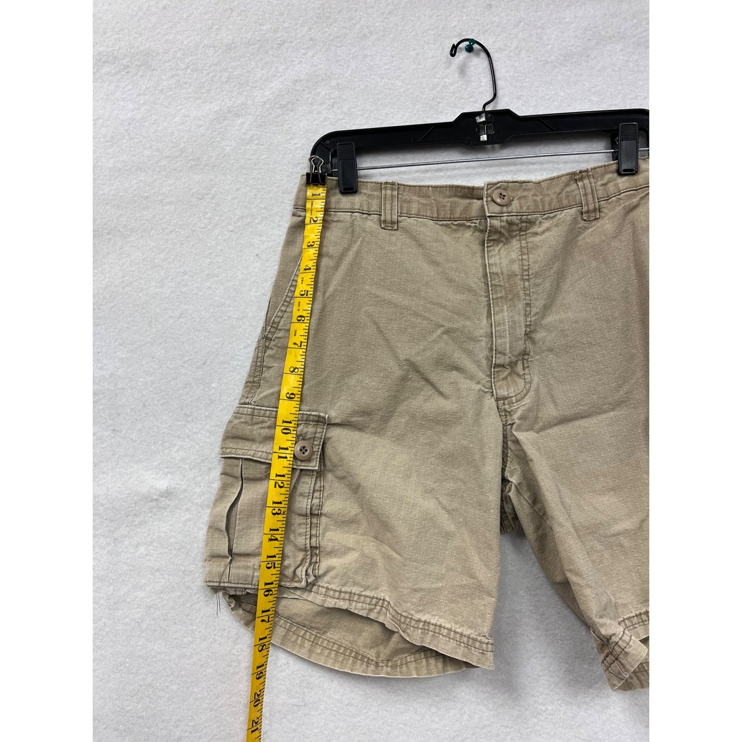 Nobs Mens Khaki Casual Cargo Shorts #6102