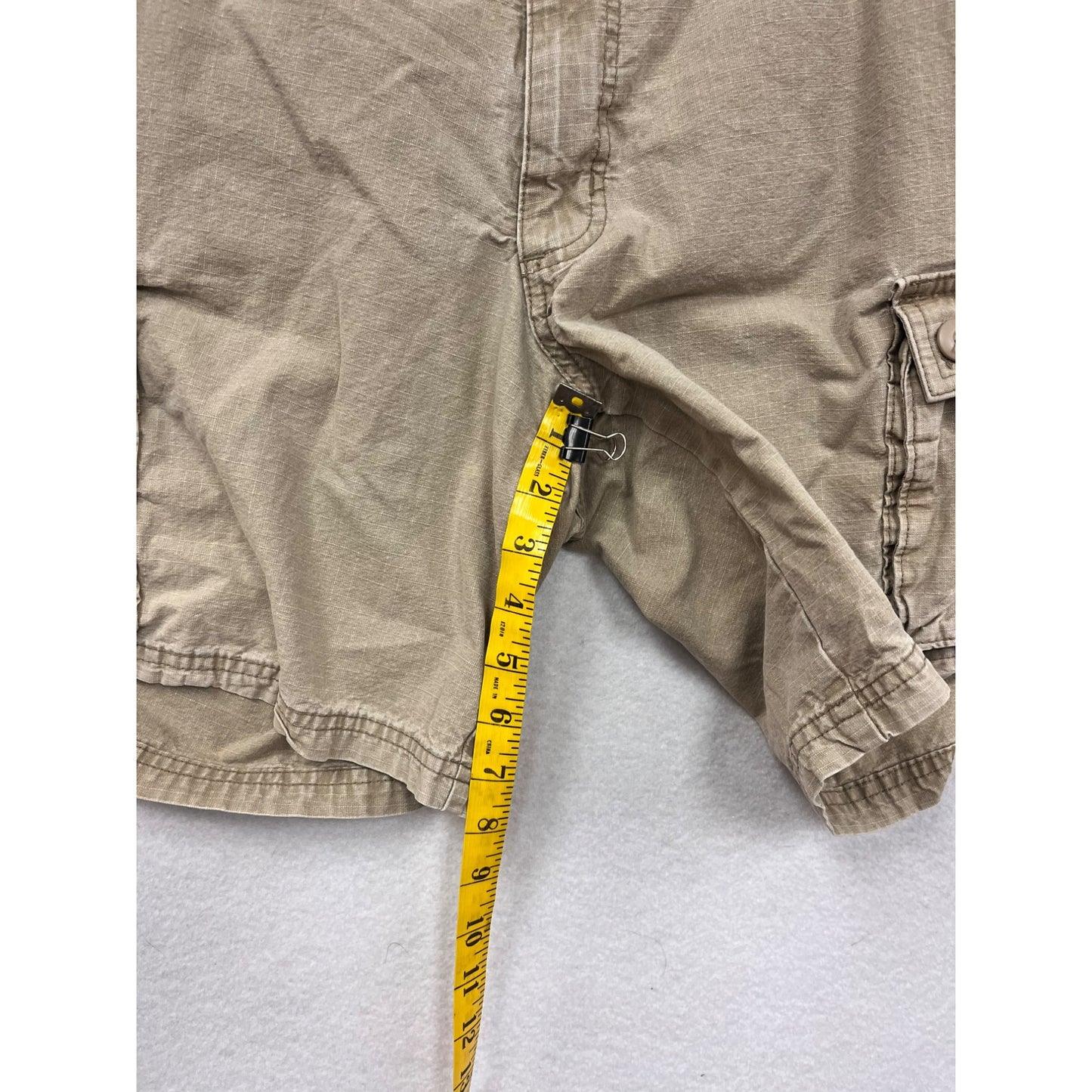 Nobs Mens Khaki Casual Cargo Shorts #6102