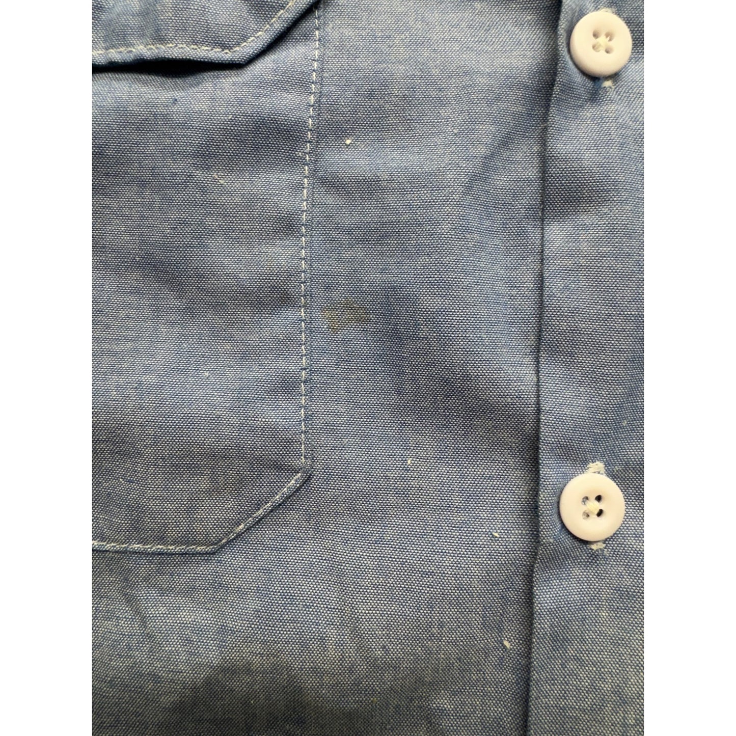Dickies Blue Short Sleeve Work Shirt With Pockets #9079