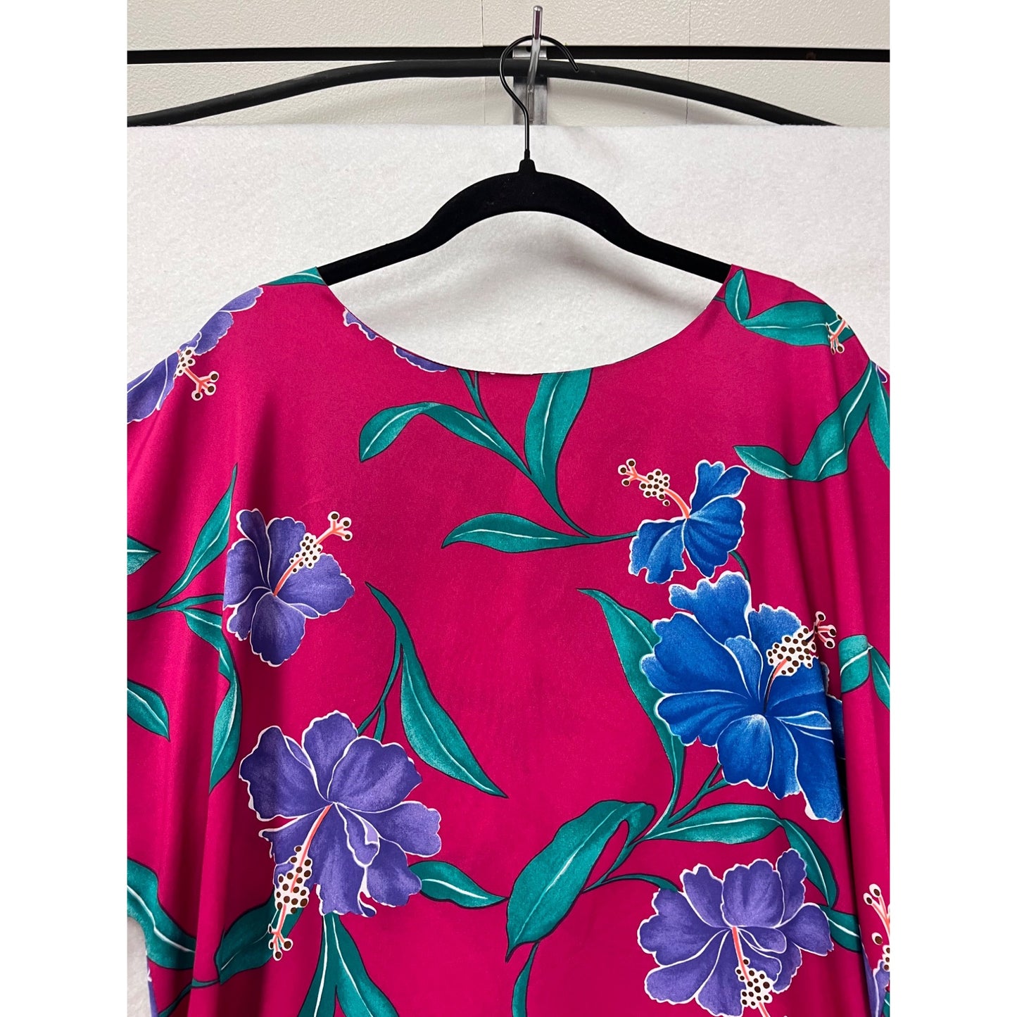 Hilo Hattie Vintage Hawaiian Floral Maxi Dress Medium #8823