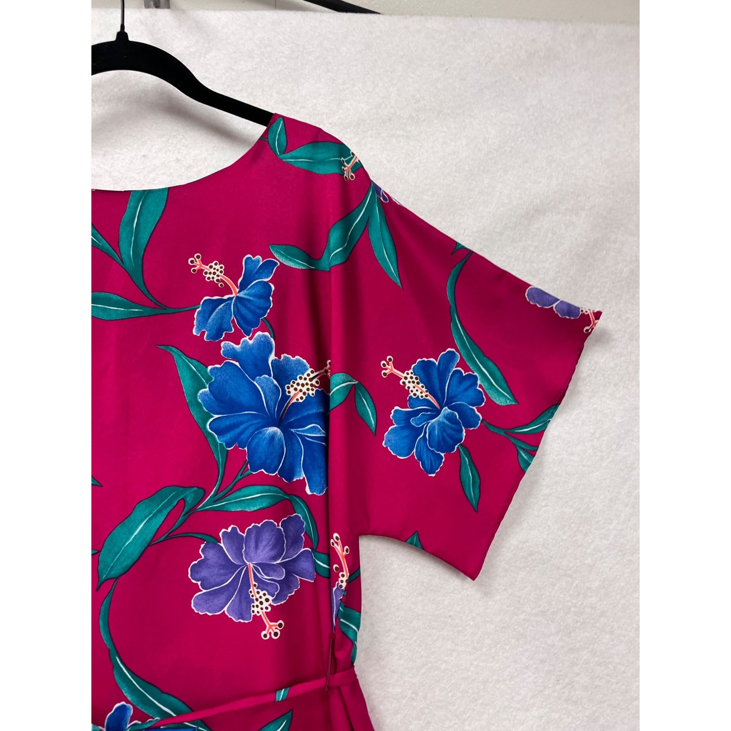 Hilo Hattie Vintage Hawaiian Floral Maxi Dress Medium #8823