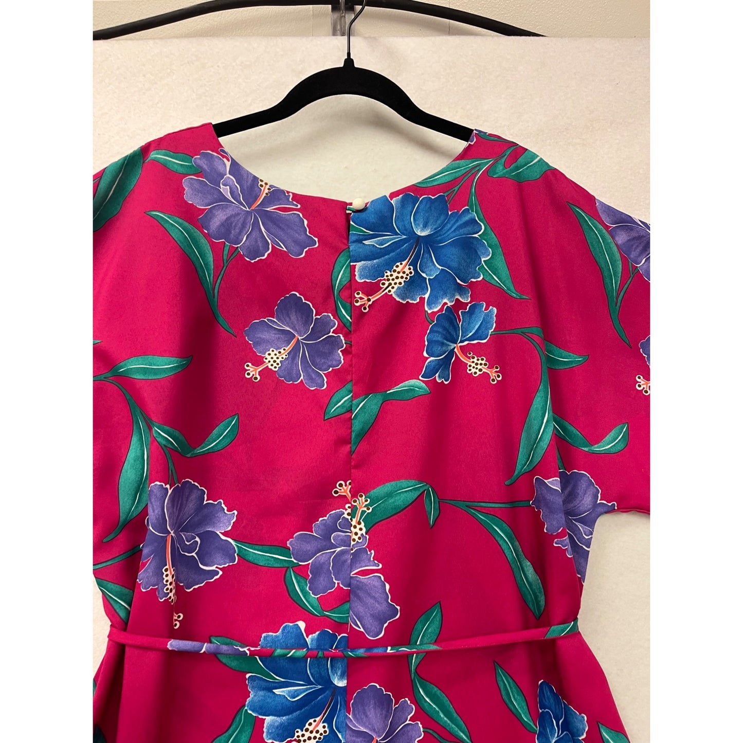 Hilo Hattie Vintage Hawaiian Floral Maxi Dress Medium #8823